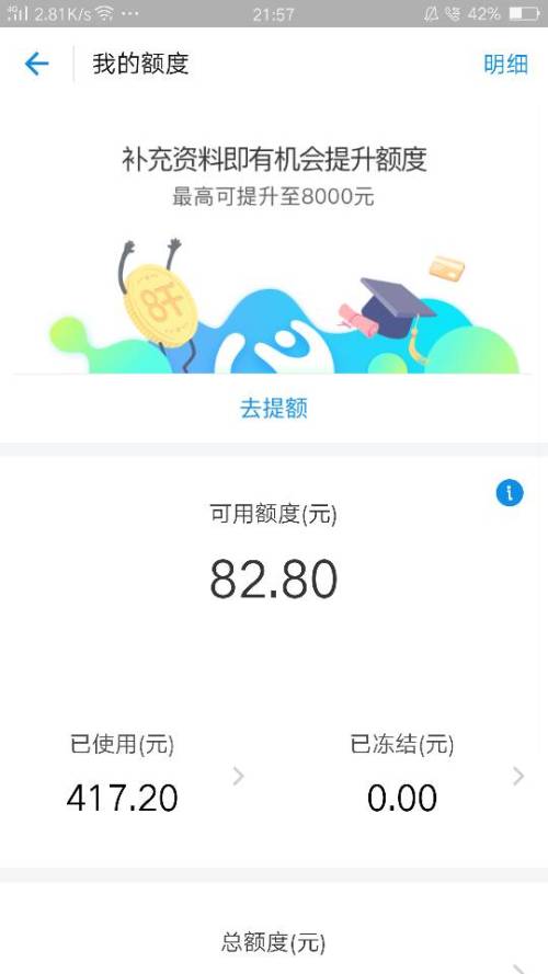分期乐消费额度兑现问题，为什么没有额度也能用？