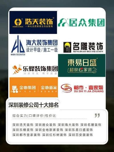 福建深圳装修品牌推荐及案例分析