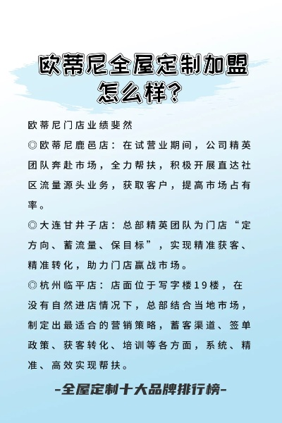 欧式装修品牌加盟店的全面解析