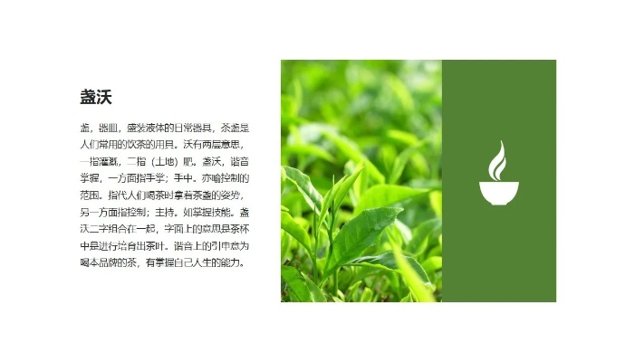 茶叶品牌名字的千变万化，从传统到创新的全解析