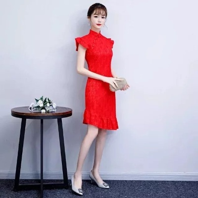 红旗袍爆款高档品牌图片，如何选？为什么火？适合什么场合？