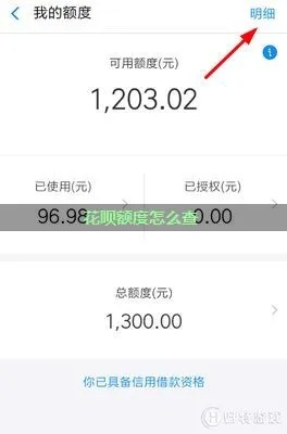 如何查看花呗总额度图片？