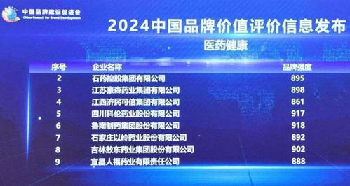 揭秘医药品牌10强，健康守护的先锋力量
