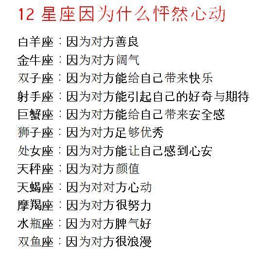 十二星座离奇时间床戏 十二星座离奇事件精彩时间点