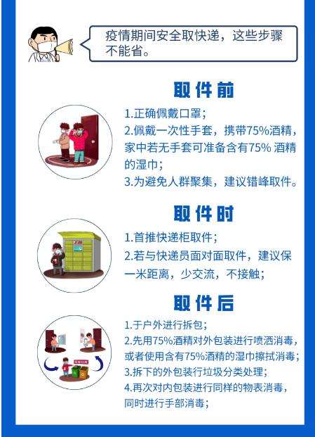 取快递怎么防止新冠病毒 取快递怎么防止新冠病毒传染