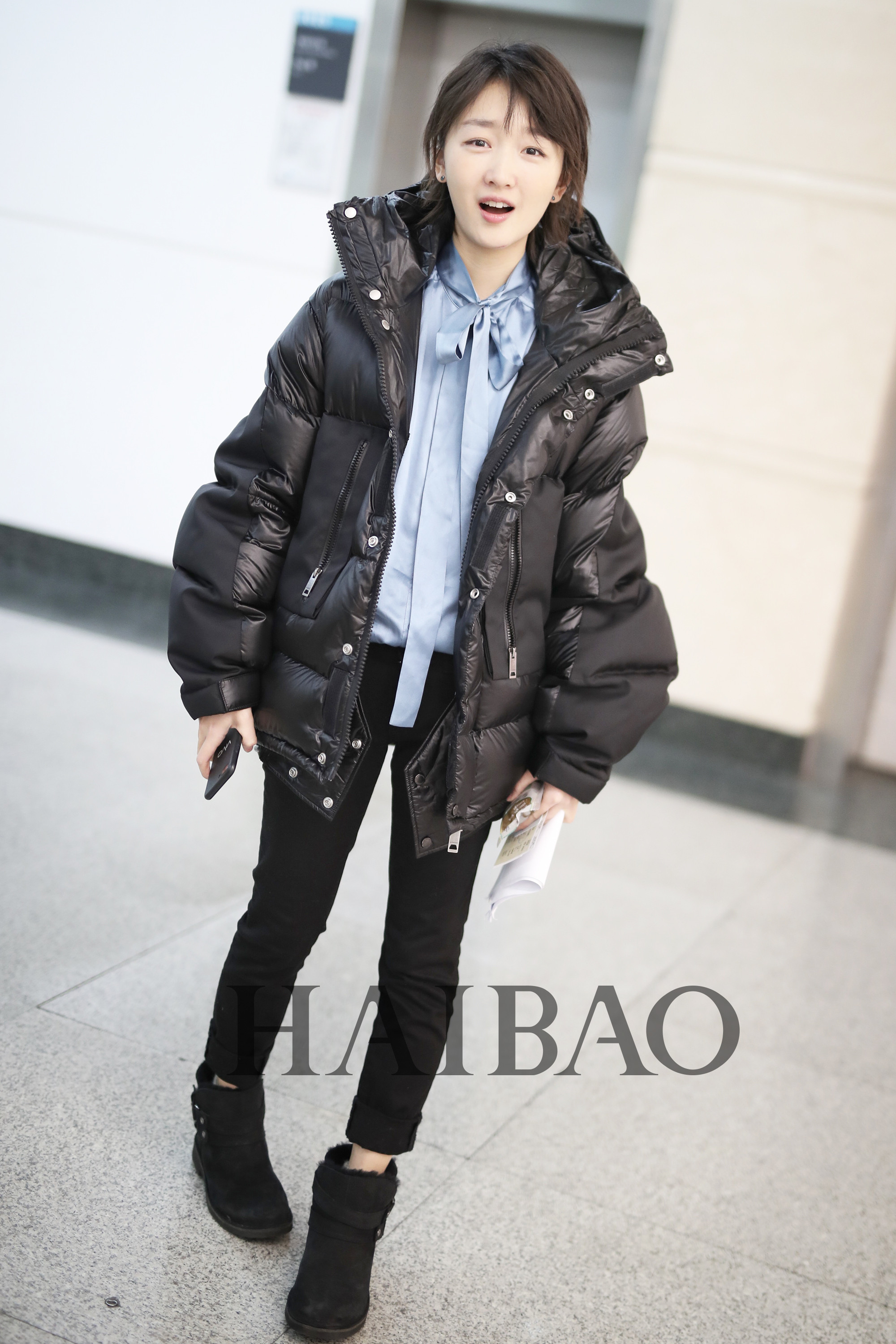 羽绒服配衬衣好看图片 羽绒服配衬衣好看图片大全