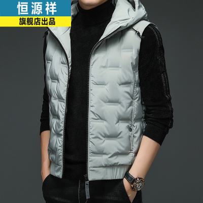 男式无袖羽绒服 男无领羽绒服搭配图片大全