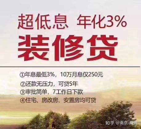 银行装修贷 银行装修贷款可以贷多少年