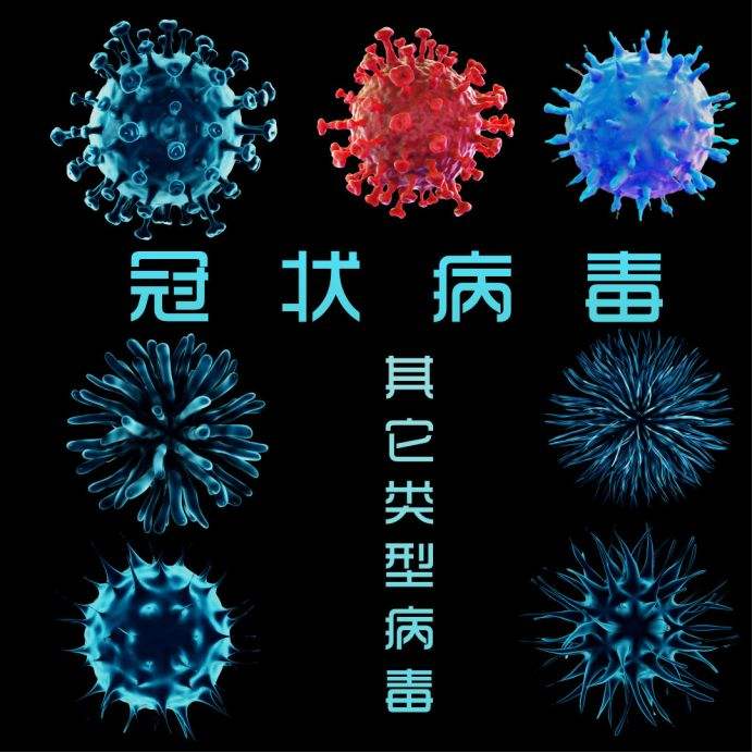 抗新冠病毒创意水彩 抗新型冠状病毒主题绘画