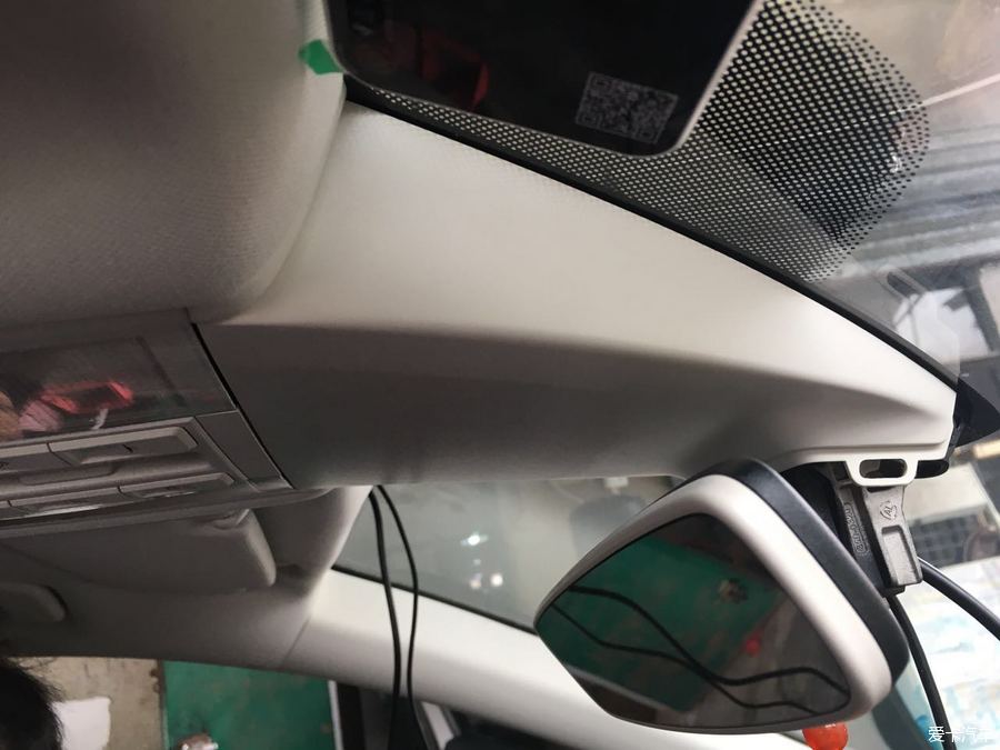 迈腾b8行车记录仪走线 迈腾b8行车记录仪走线 保险图