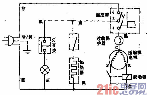冰箱电路图详细讲解 冰箱电路板图详细讲解
