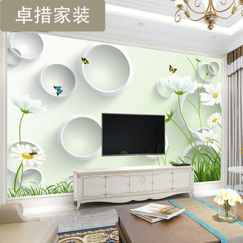 墙布电视背景墙效果图 墙布电视背景墙效果图 中式