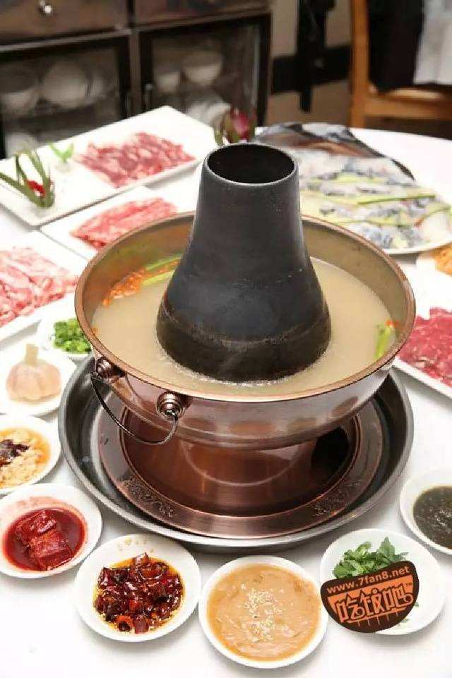 火锅铜锅图片 铜火锅涮锅图片