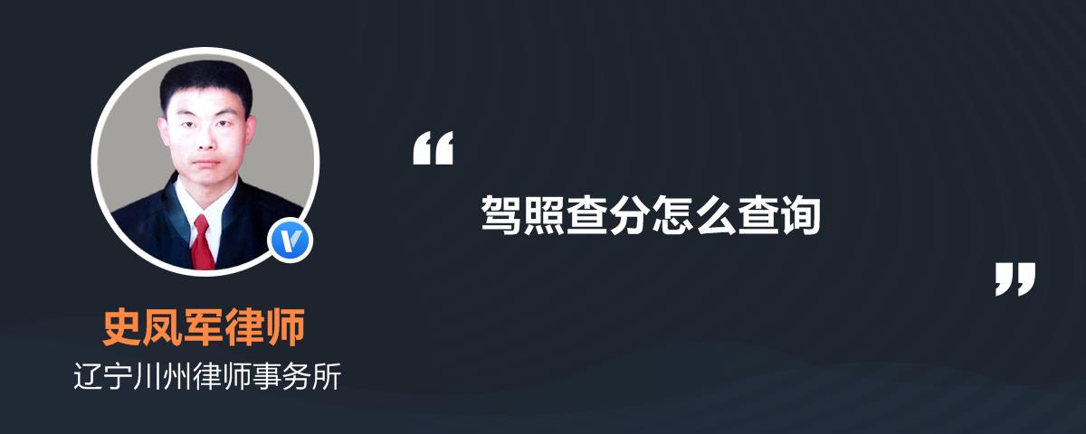 网上如何查驾照积分 网上如何查驾照积分查询