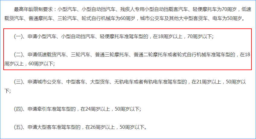 法定考驾照年龄是多少 驾照法定年龄多少周岁可以考驾照