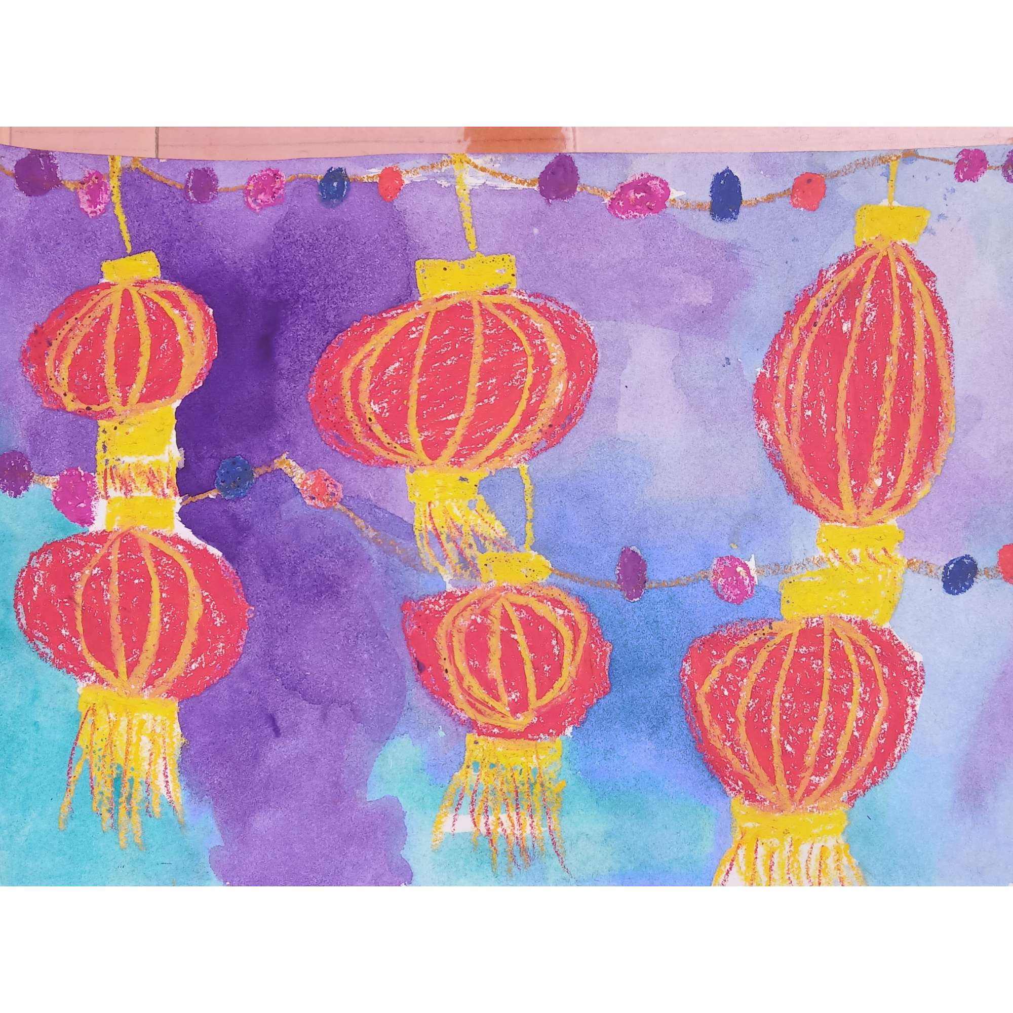 中班美术画灯笼教案 中班美术灯笼绘画教案