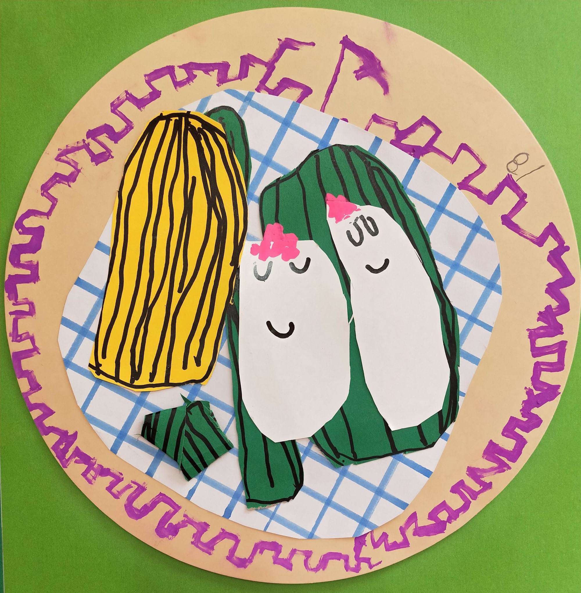 美术粽子 美术粽子手工教案