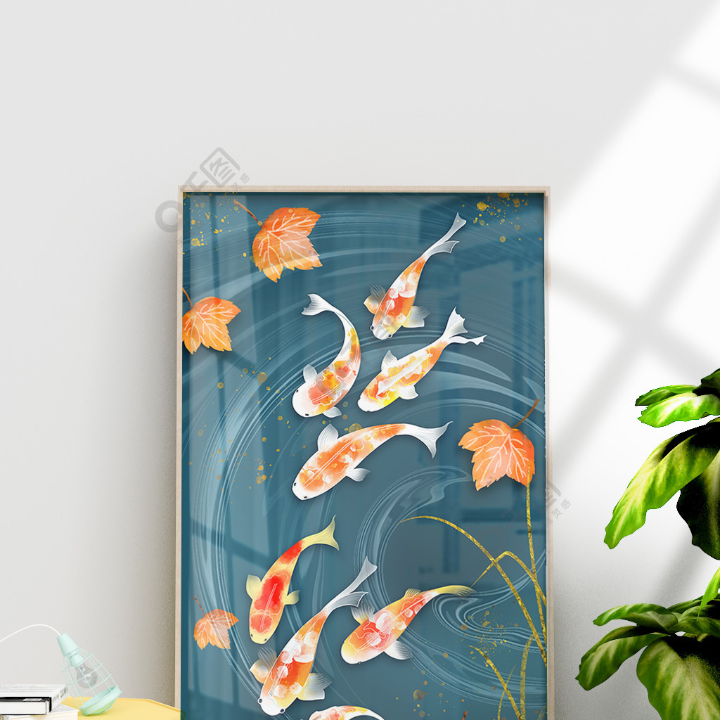 锦鲤鱼室内装饰画消费群体 