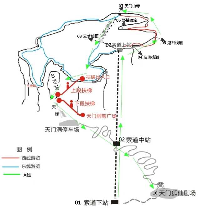 青岛张家界旅游路线图攻略 青岛张家界旅游路线图攻略大全