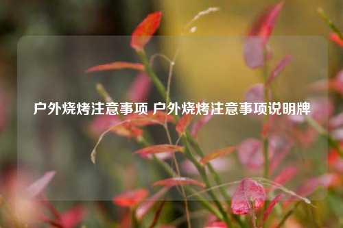 户外烧烤注意事项 户外烧烤注意事项说明牌