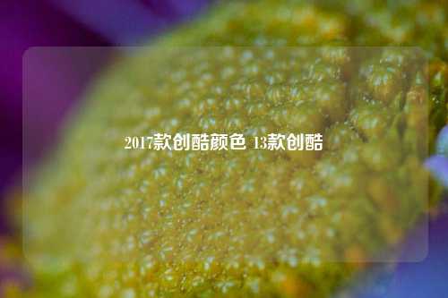 2017款创酷颜色 13款创酷